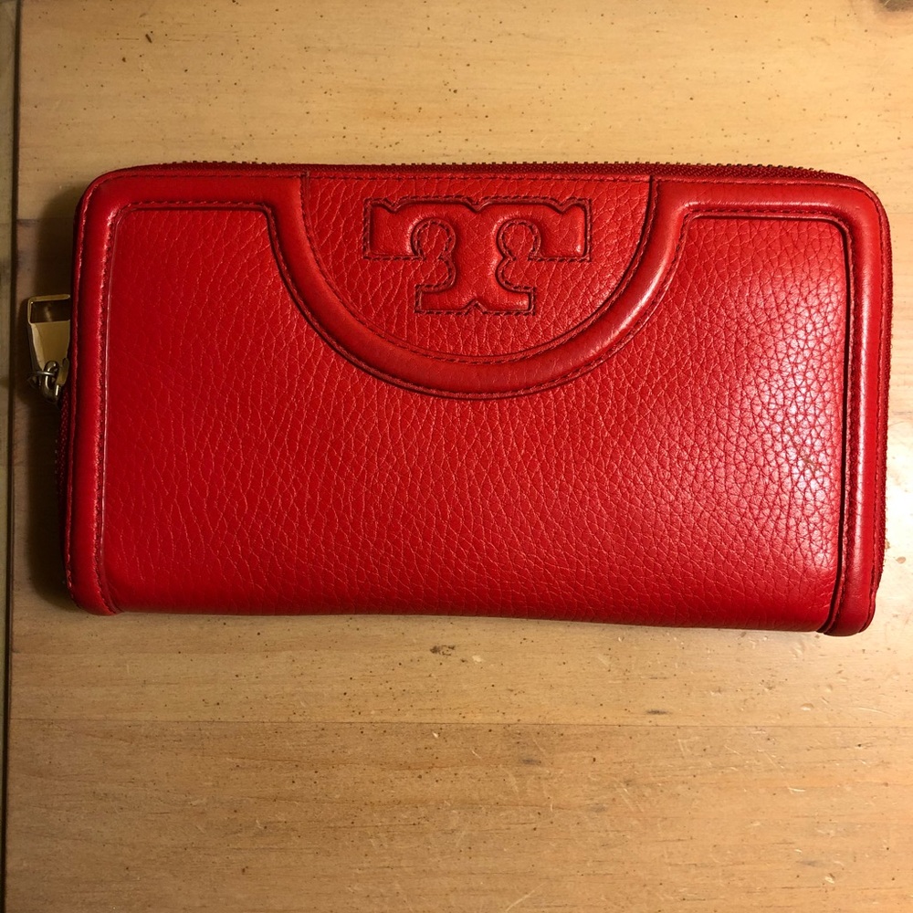 Tory Burch Red Wallet
